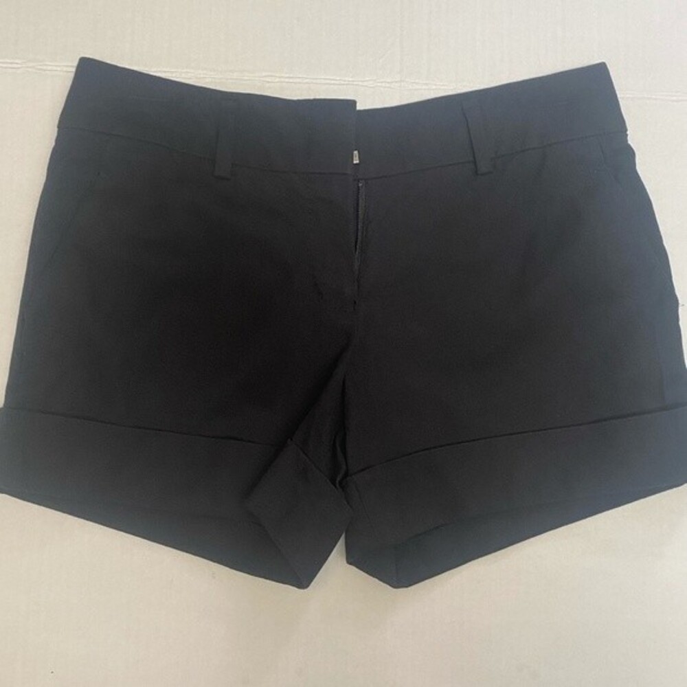 ARITZIA BABATON Black Folded Hem Pocket Shorts Size 0